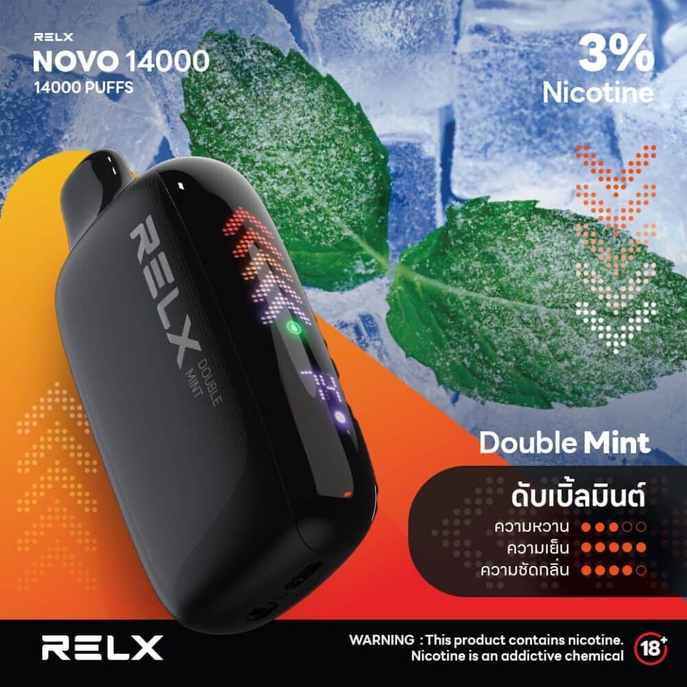 RELX NOVO 14000 Double Mint